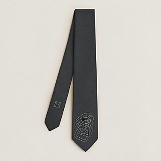 Patch Cuir Etriers decales tie | Hermès USA